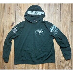 New York Jets NFL Pro Standard Hoodie Sweatshirt Size 3XL Embroidered Green